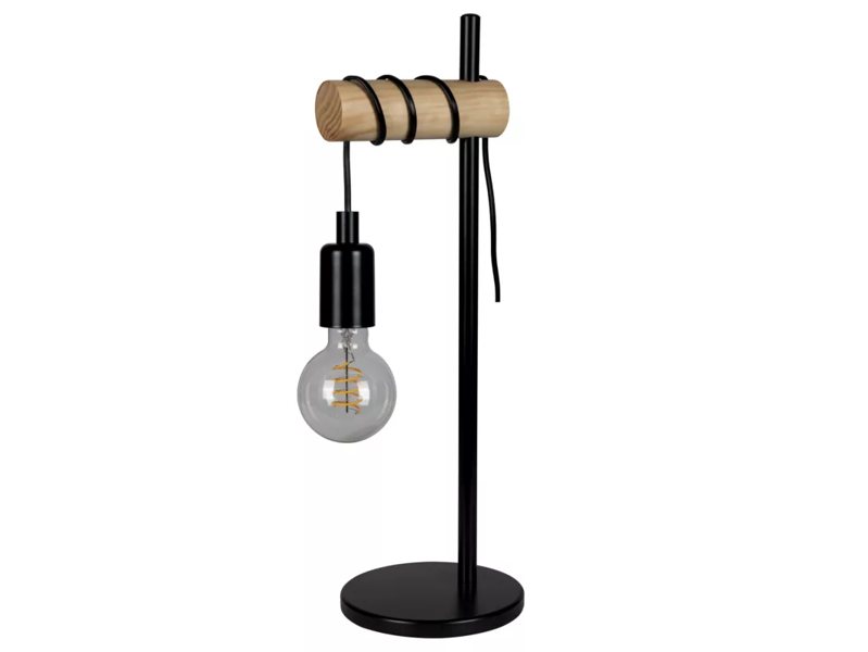Lampa stołowa GoodHome Hornero 1 X E27 drewno, GoodHome