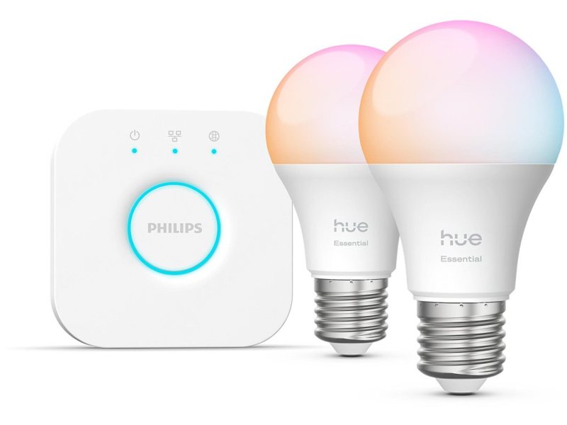 Philips Hue Starter Kit Essential E27 2P + V2 bridge, Philips Hue
